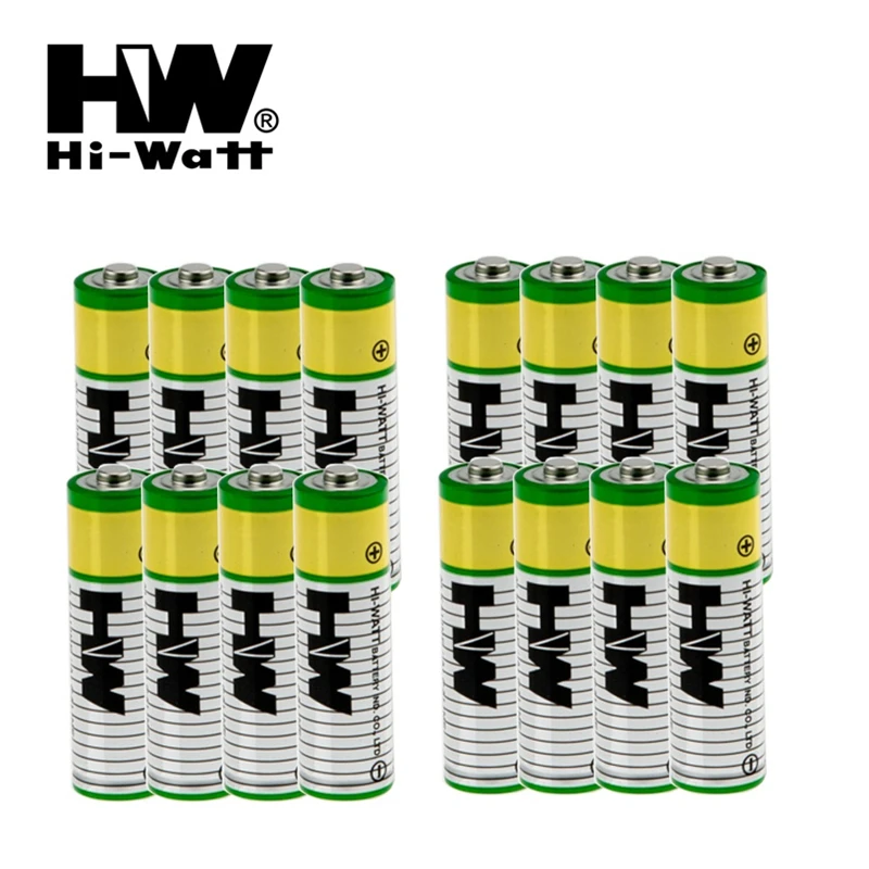 

12PCS Hi-Watt AA 1.5V LR6 MN1500 Alkaline Dry High Capacity Battery AA primary batteries for Camera Flashlight keyboard