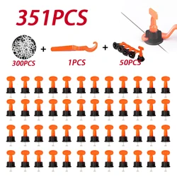 50pcs Tile Leveling System For Tile Laying Building Level Tools For Construction Floor Alignment Tiles