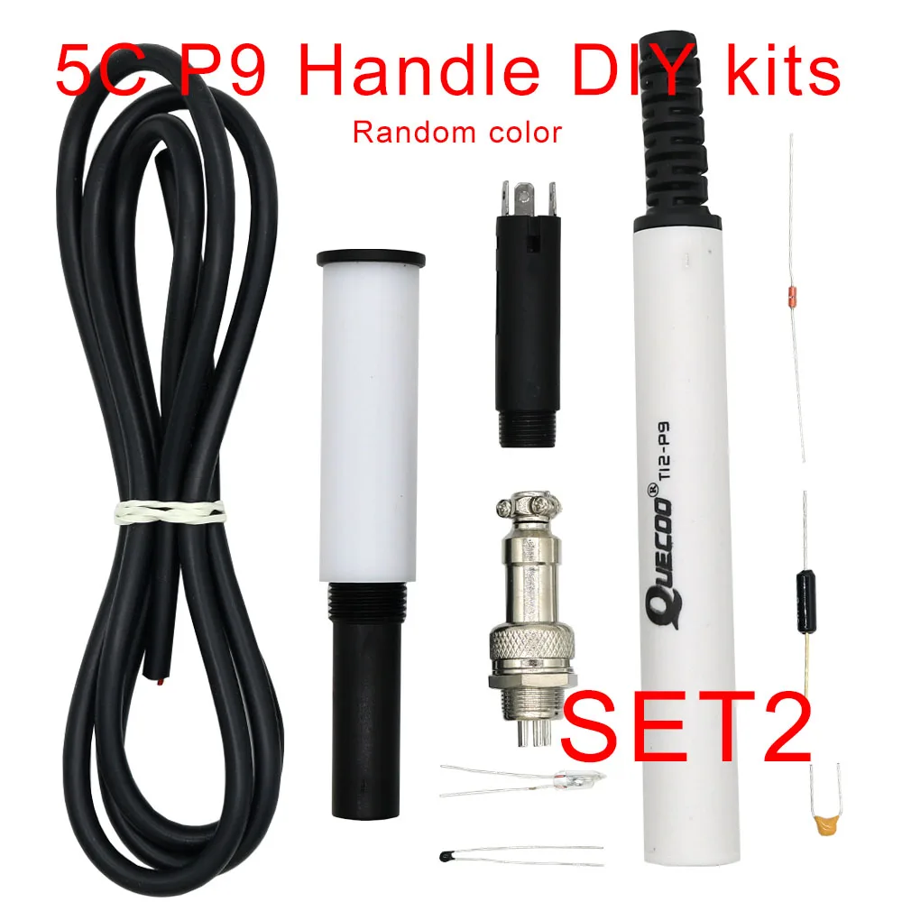 T12-P9 Plastic Soldering Iron handle DIY kits for STC/ OLED 952/951 MINI 942/941 station DIY spare parts