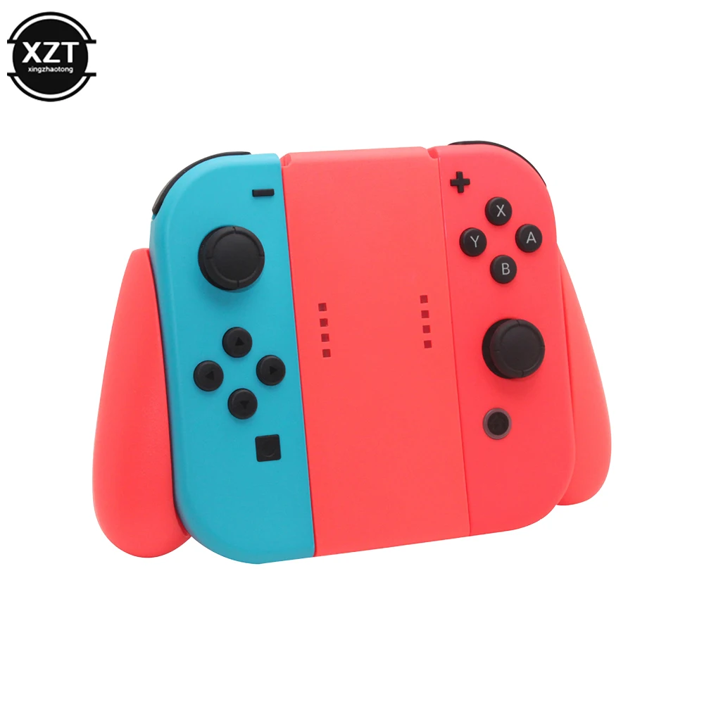 1 buah Handel Grip Gaming Controller pegangan nyaman Bracket Support Holder untuk Nintend Switch Joy-Con pegangan plastik Bracket