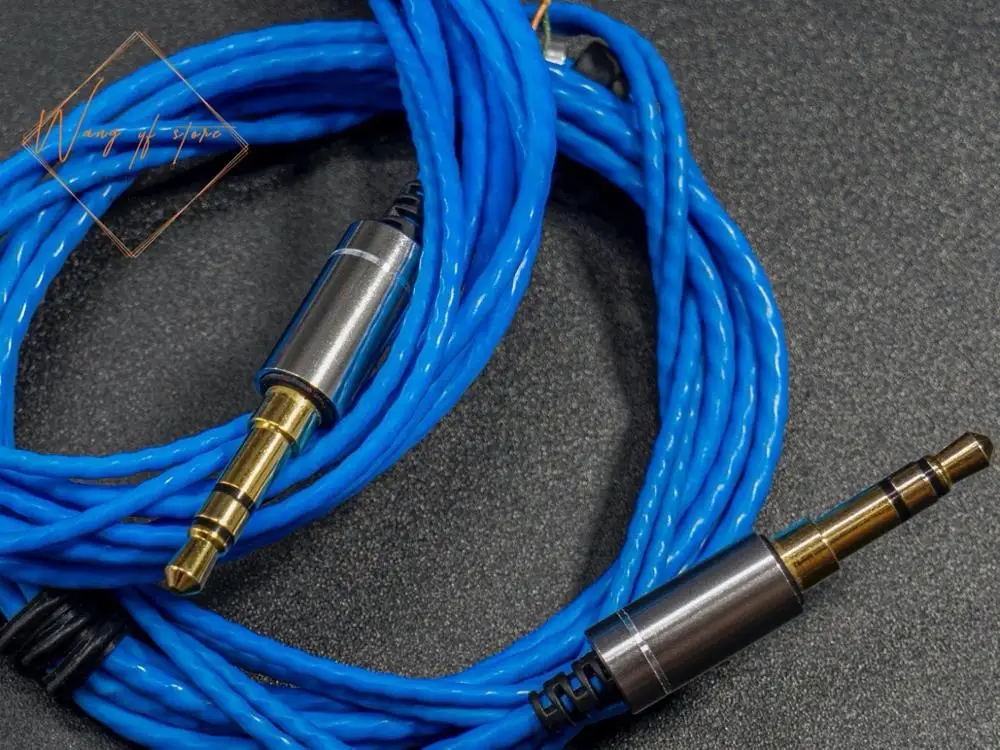 الأزرق جديد ترقية الفضة مطلي كابل ل كوس بورتا برو Portapro PP سماعات-سماعات