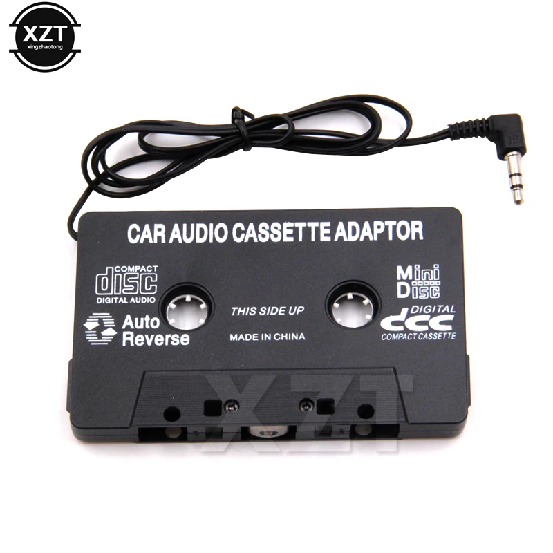 Universal Car Cassette Tape Adapter for MP3 CD DVD Player Black Cassette Car Audio