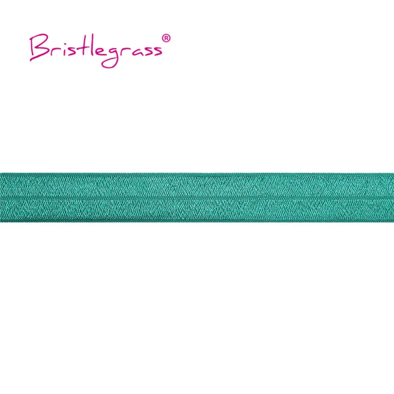 BRISTLEGRASS Großhandel 50 Yard 1 Zoll 25mm Glänzendes FOE Faltbares Elastisches Spandex-Satinband für Stirnbänder, Haarbänder, Kleider und DIY-Näharbeiten – Detail 39