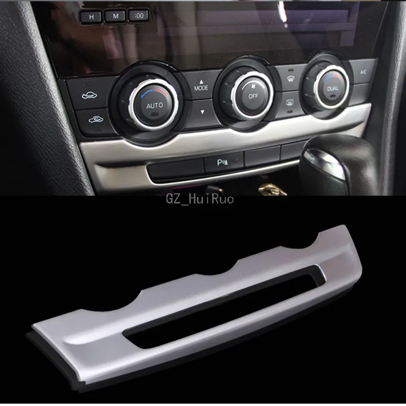 Middle Console Panel Decoration Trim Cover 1pcs For Mazda 6 M6 Atenza 2013 2014 2015 Button Panel Cover Trim Frame Decoration