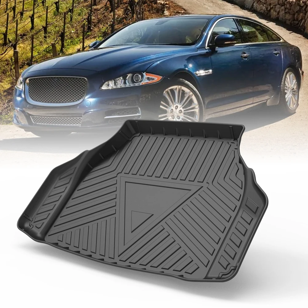 

TPE Trunk Mat For Jaguar XJ 2011 2012 2013 2014 2015 Waterproof Protective Rubber Car Rear Mats Auto Interior Accessories