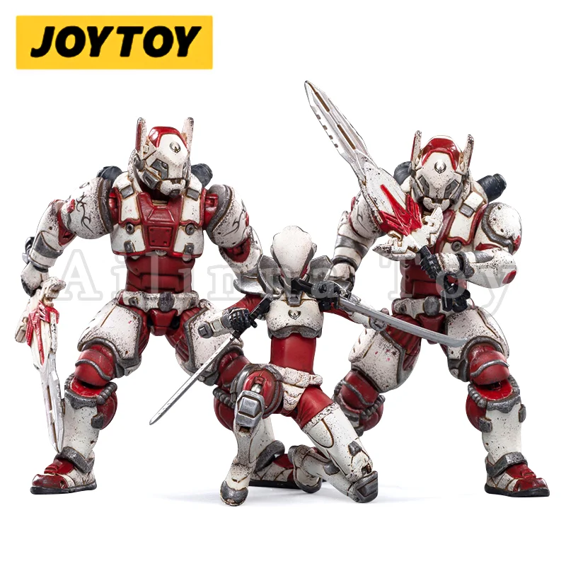 JOYTOY 1/18 3.75 Action Figure (3PCS/SET) Saluk-White Flame Legion