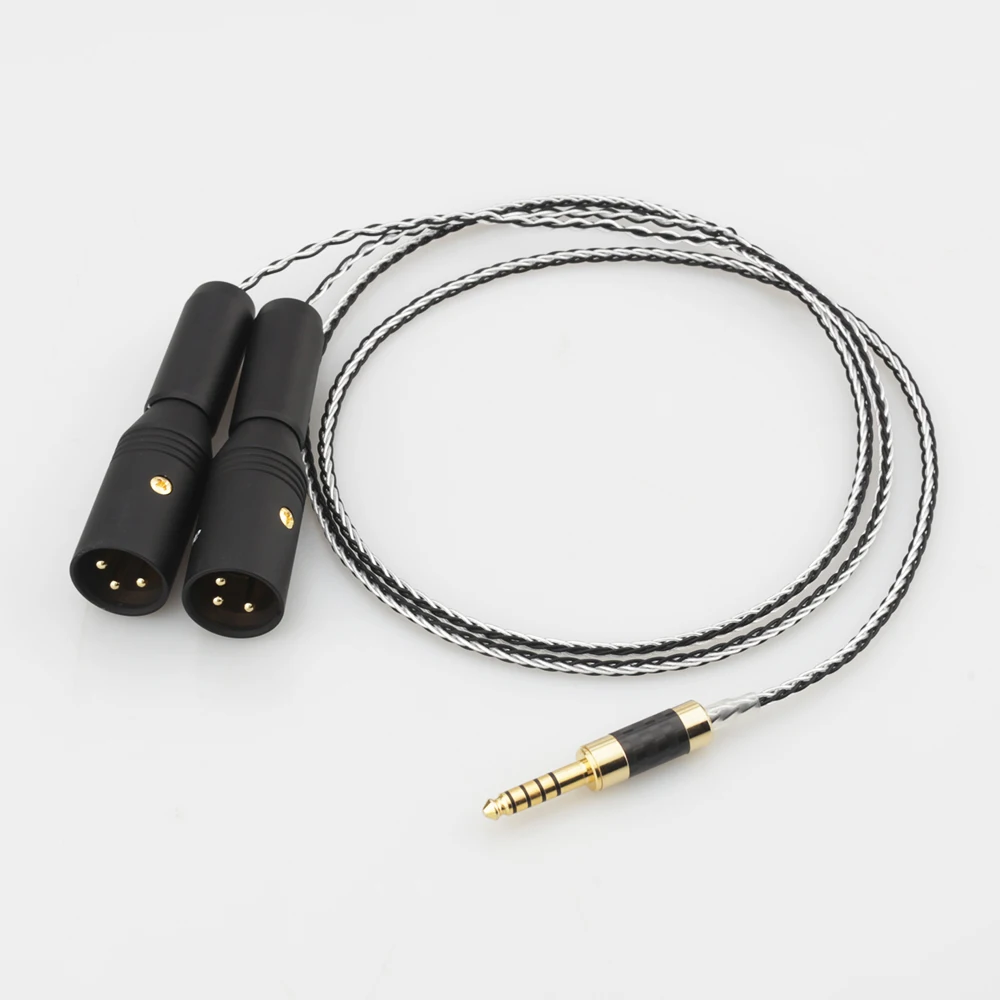 Compatible Audio Upgrade Cable Replacement 4.4mm Male to 2 XLR M for Digital Audio Players NW-WM1A NW-WM1Z Sound Quality