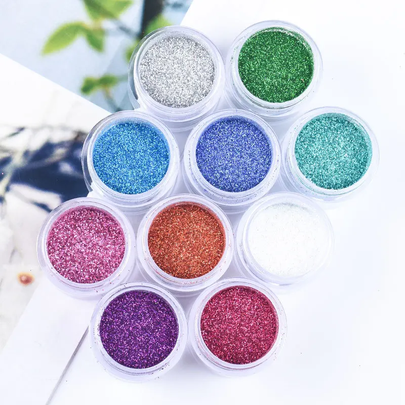 10ml/bottle Glitter Powder for Epoxy Resin molds making Pearl Pigment Mica Powder DIY Handmade Jewelry Filler