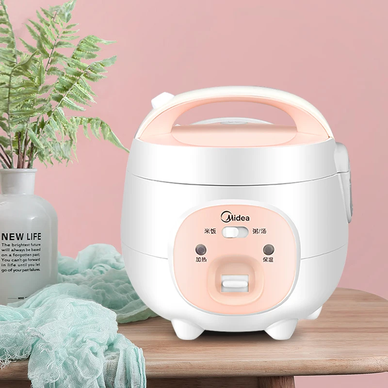 220V 1.6L Household Electric Rice Cooker Non-Stick Multi Cooker Cake Baking Machine Portable Cooking Pot Easy Operation