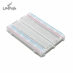 8.5CMx5.5CM 400 Breadboard Holes Tie Point Interlocking Solderless PCB Breadboard 400 Holes Mini Breadboard For Arduino DIY Kit