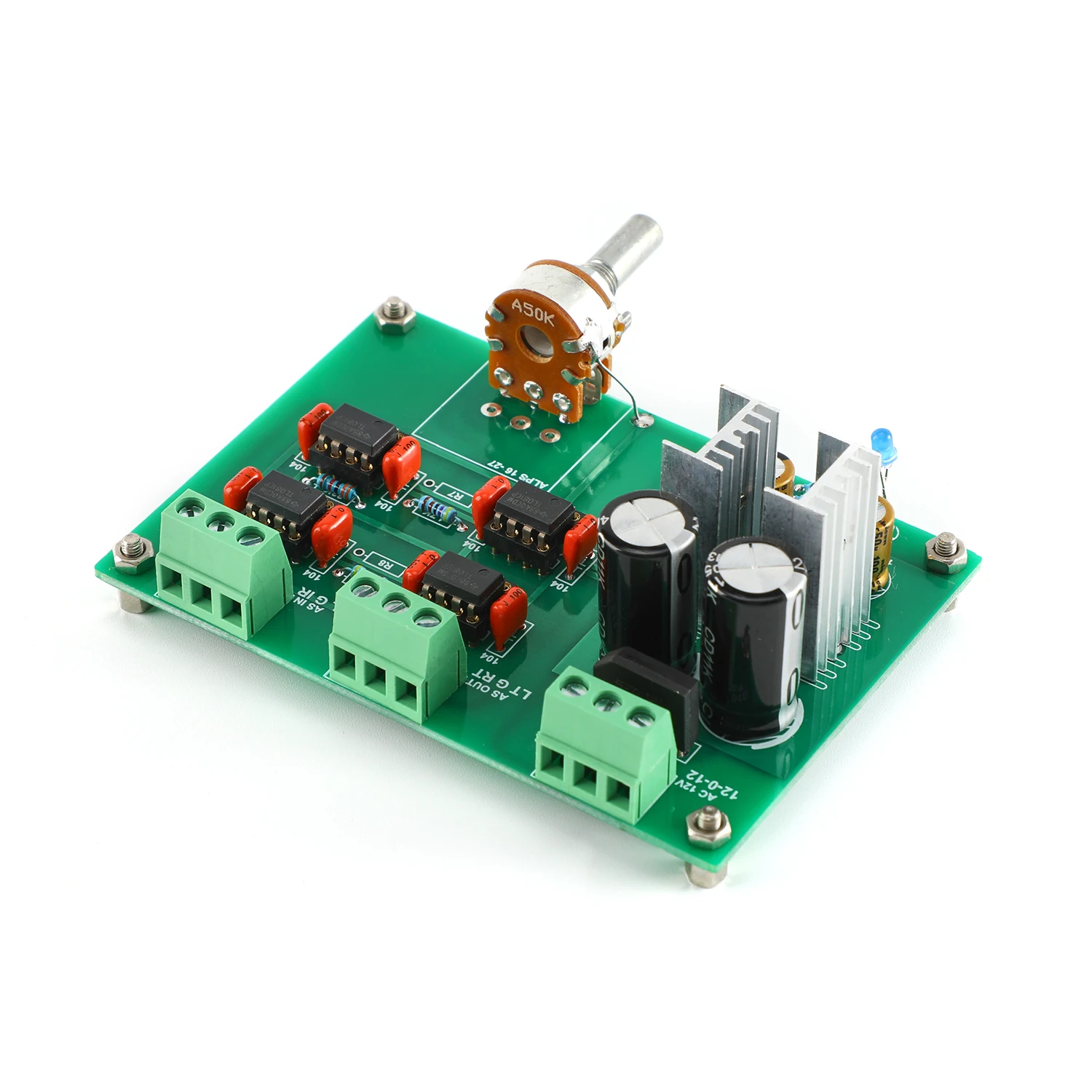 Hifi 4pcs TL081 opamp preamplifier board/kit base on Musical Fidelity A1 preamp circuit