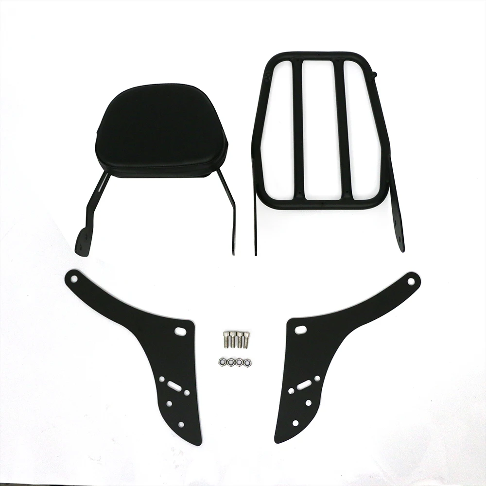Motorcycle Luggage Rack Carrier Rear Passenger Sissy Bar Backrest For Honda Rebel CMX300 CMX500 CMX 300 500 2017-2025 2024