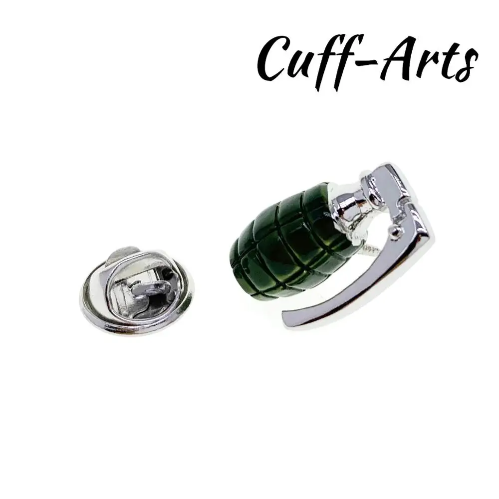 دبابيس طية صدر السترة للرجال ، شارات قنبلة خضراء ، دبابيس عصرية ، دبابيس جديدة ، أزرار أكمام P10386