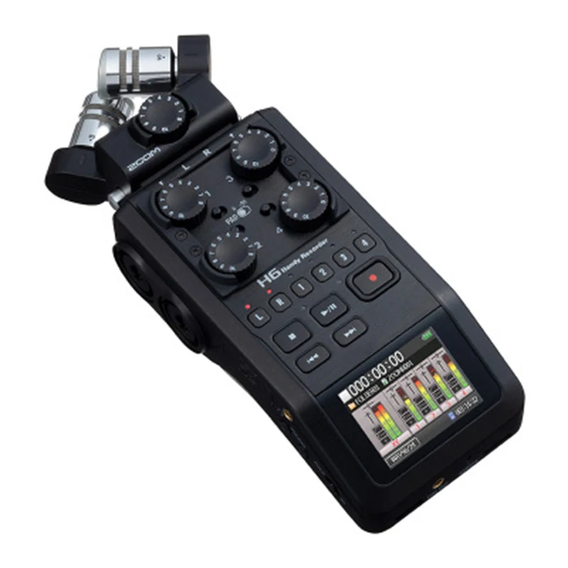 Professional Digital Voice Recorder H6 Portable 6 Track Recording Digital Audio Voice Recorder With MP3 Player 2GB