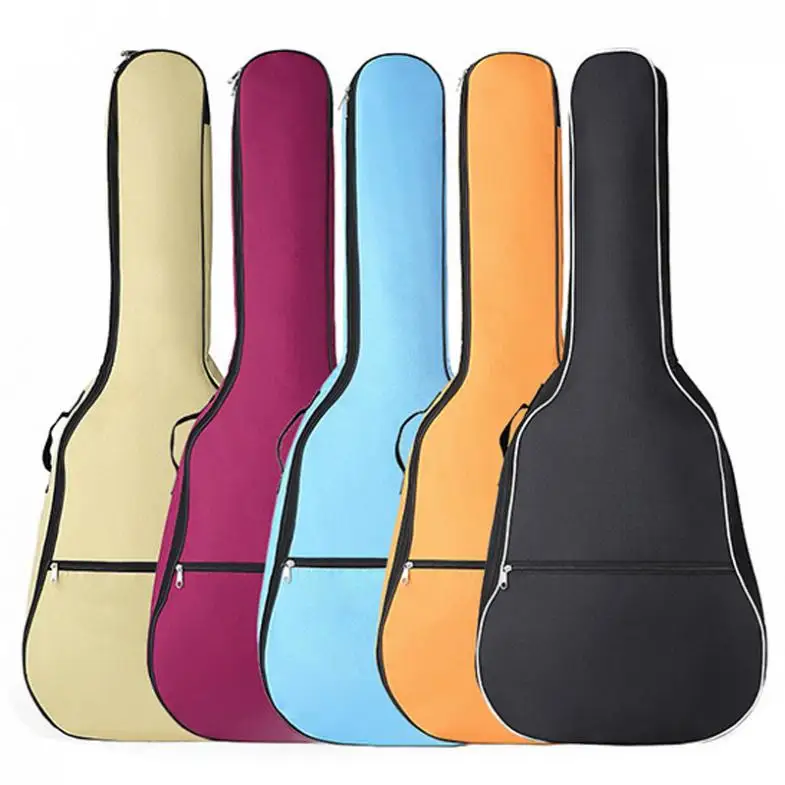 41 Inch Portable Oxford Fabric Acoustic Guitar Double Straps Padded Guitar Soft Case Gig Bags Waterproof Backpack