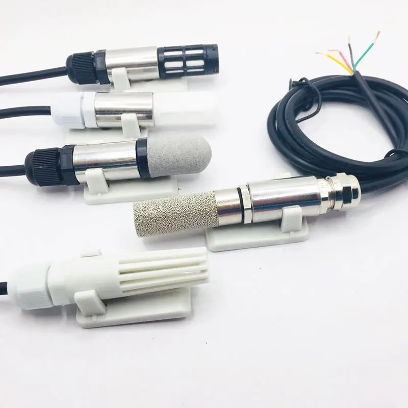 Imagem -02 - Taidacent Modbus Rtu Plc Sensor de Umidade Temperatura Transmissor Sonda Registador Dados para Zigbee Wifi Lora