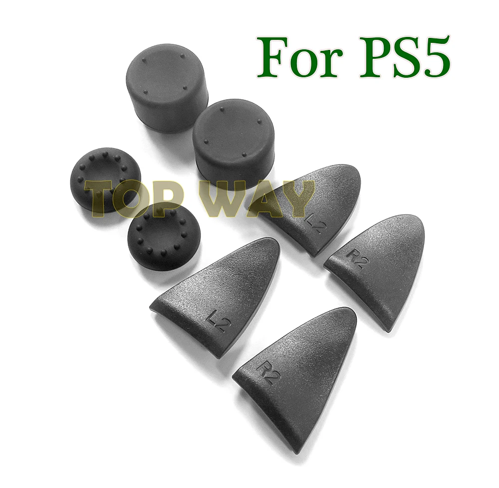 

50sets 8 in 1 L2 R2 Trigger Buttons D Pad Cover Game Accessories Controller Extended Buttons Kit for Playstation 5 PS5 Gamepad