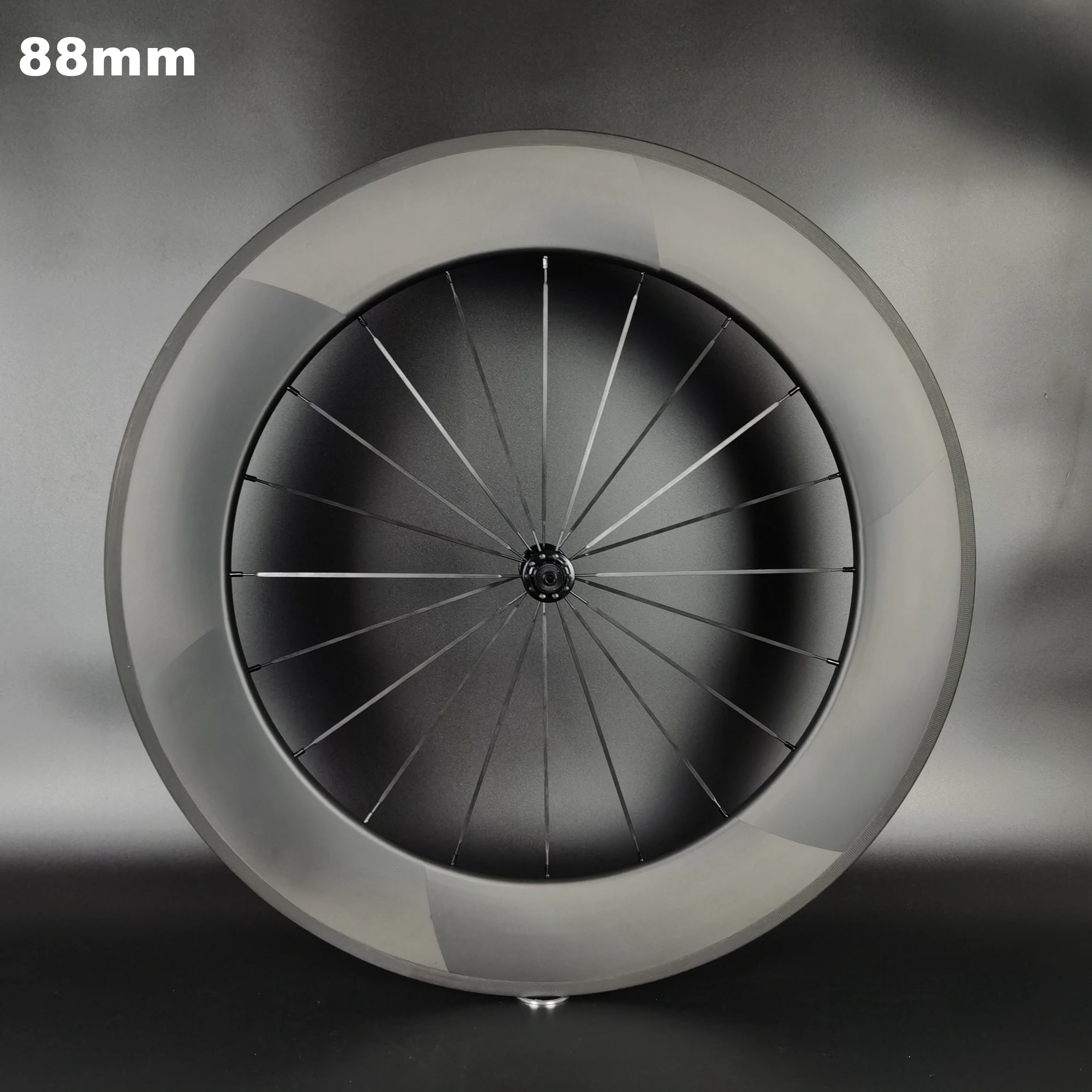 Single Front wheel 700C Carbon 38/50/60/88mm depth 23/25mm width Clincher/Tubeless/Tubular Road bike V-brake front wheel