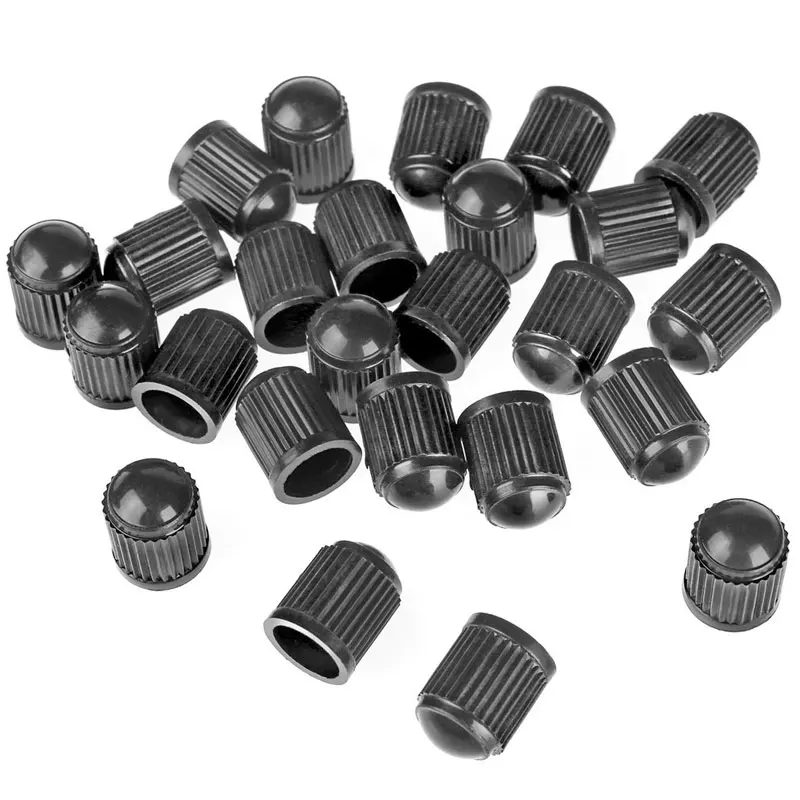 100Pcs/Lot Tubeless Tyre Wheel Stem Air Valve Caps Car Tire Valve Caps Auto Truck Bike MTB Dust Dustproof Caps