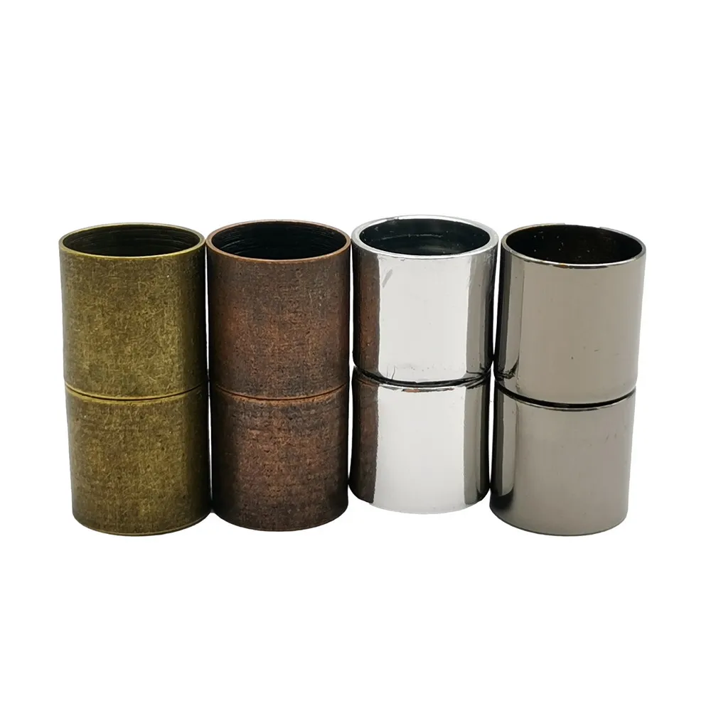 

10 Pieces 10mm Round Inner Hole Cylinder Magnetic Clasps for Bracelet Making
