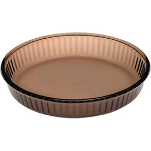 Pasabahce Round Tray Brown 59044