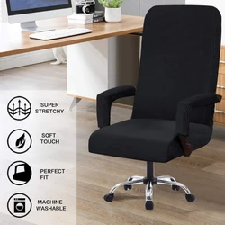 Juste de protection pour chaise d'ordinateur de bureau avec étui d'accoudoir, anti-rayures de chat, fauteuil de jeu à la maison, ascenseur rotatif