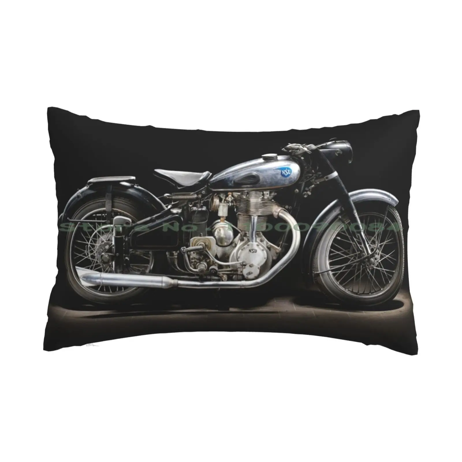 Nsu Konsul Pillow Case 20x30 50*75 Sofa Bedroom Motorcycle Motorbike Classic Vintage Old Motoring Transport Historic German 500