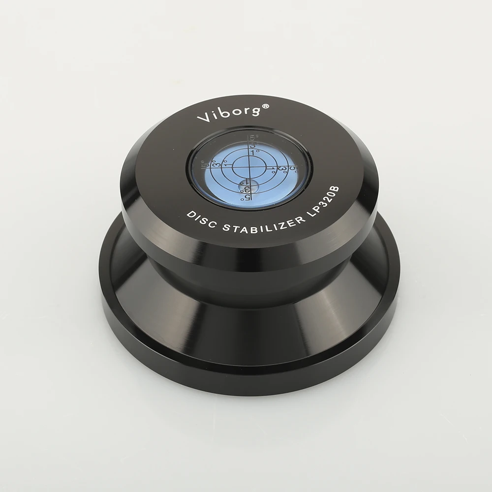 VIBORG LP320B Record Weight Stabilizer LP Disc Stabilizer Turntable Vinyl Clamp HiFi Premium Audiophile Grade Vibration
