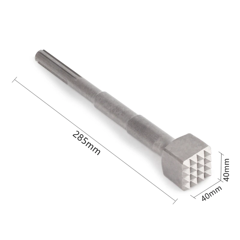 HEDA 285mm SDS MAX Shank 16Teeth Chrome Vanadium Steel Crushed Ice Electric Hammer Chisel Remove Putty Power Tools