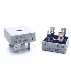 2PCS/LOT KBPC5010 50A 1000V Diode Bridge Rectifier kbpc5010 5010 power rectifier