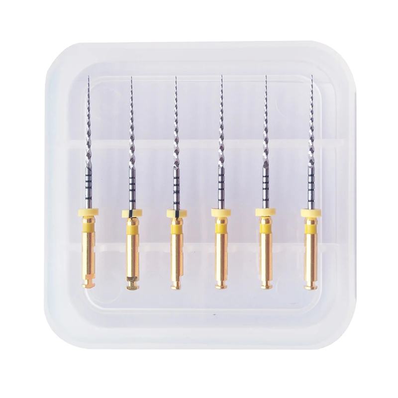 Arquivos rotativos dentais super endo arquivos endodontic niti 21mm 25mm SX-F3 níquel titainium arquivos instrumento odontologia