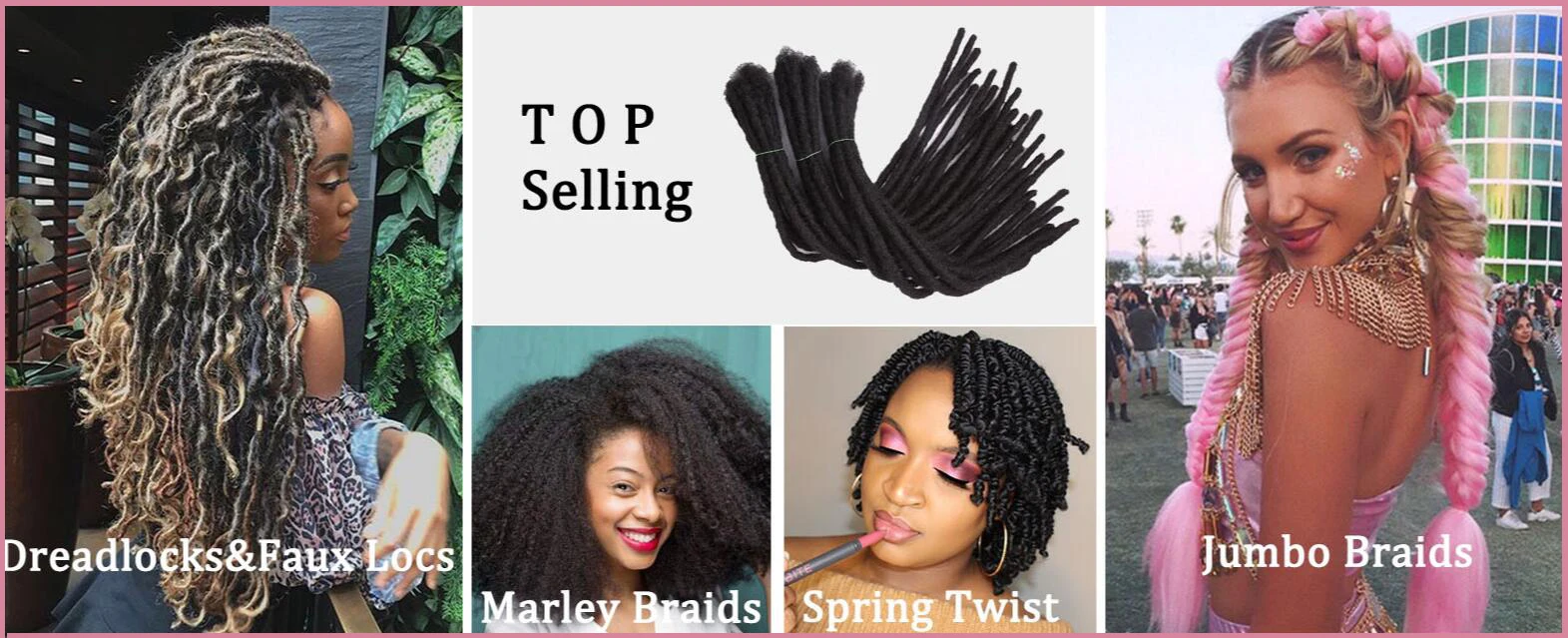 Synthetische Göttin Locs Häkeln Haar Zöpfe Lockige Faux Locs Flechten Haarverlängerungen Perücke Für Frauen Schwarz Hippie Boho Stil – Detail 2