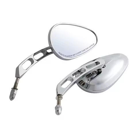 Motorcycle 8MM Rear View Mirrors For Harley Touring CVO Road King Sportster XL883 XL1200 Cafe Racer Accessories