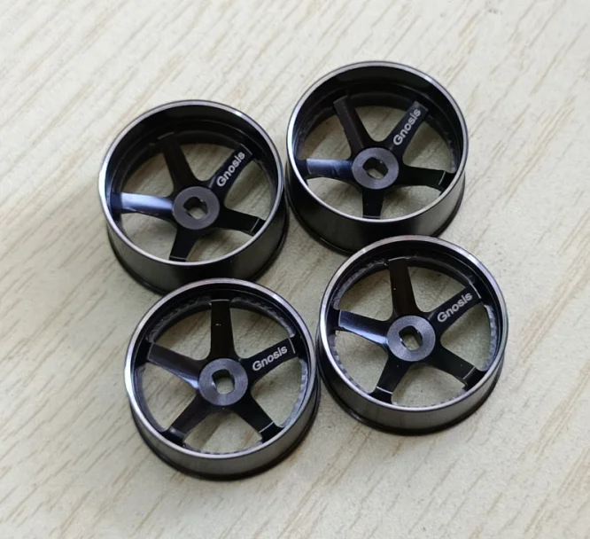 RC Drift Mosquito Car MINI-Q MINI-D MINI-Z DRZ Wltoys Mosquito Car Modified High-Precision Metal Wheel Hub 1pair
