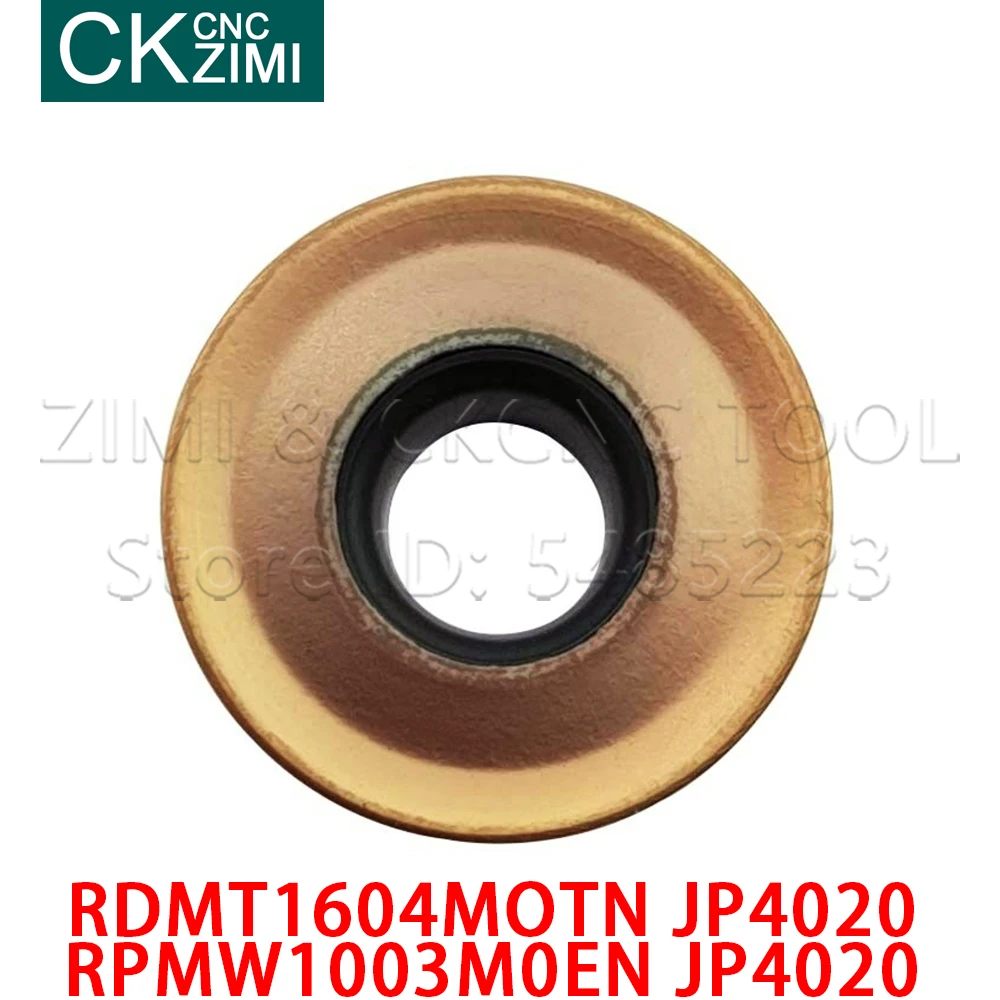 RPMW1003M0EN RDMT1604MOTN JP4020 R5 R6 Round milling tool Carbide inserts CNC tools RPMW RDMT lathe wood Turning milling inserts