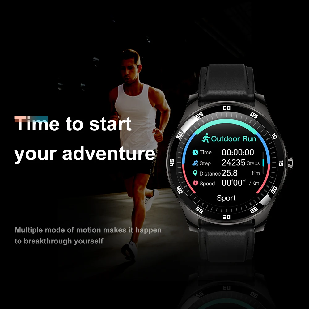 Rogbid Smartwatch GT ใหม่2021 Touch สมาร์ทนาฬิกาผู้ชายกันน้ำโลหะกรอบ Sleep Fitness Tracker นาฬิกาสำหรับ Android IOS