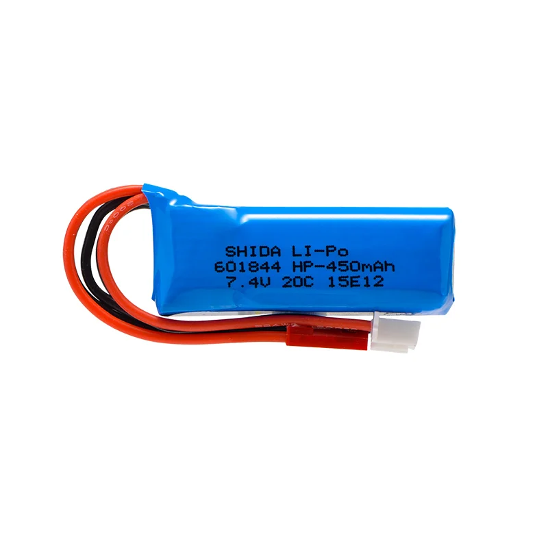 Batteria Lipo 7.4V 450mAh 20C per WLtoys K969 K979 K989 K999 P929 P939 RC ricambi auto 2s 7.4v batteria