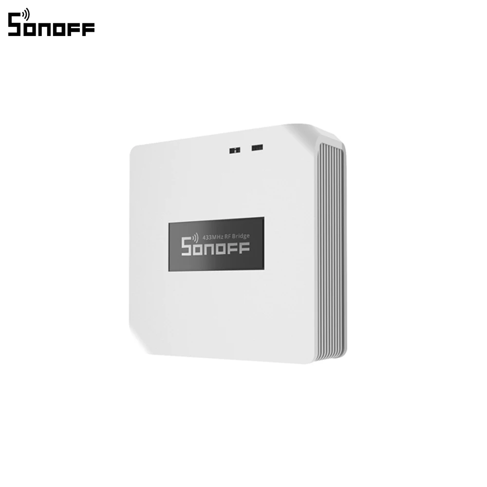 Itead SONOFF RF Bridge 433 MHz สัญญาณสัญญาณไร้สาย WIFI Smart Home Automation ทำงานร่วมกับ RF 433 MHz รีโมทคอนโทรล