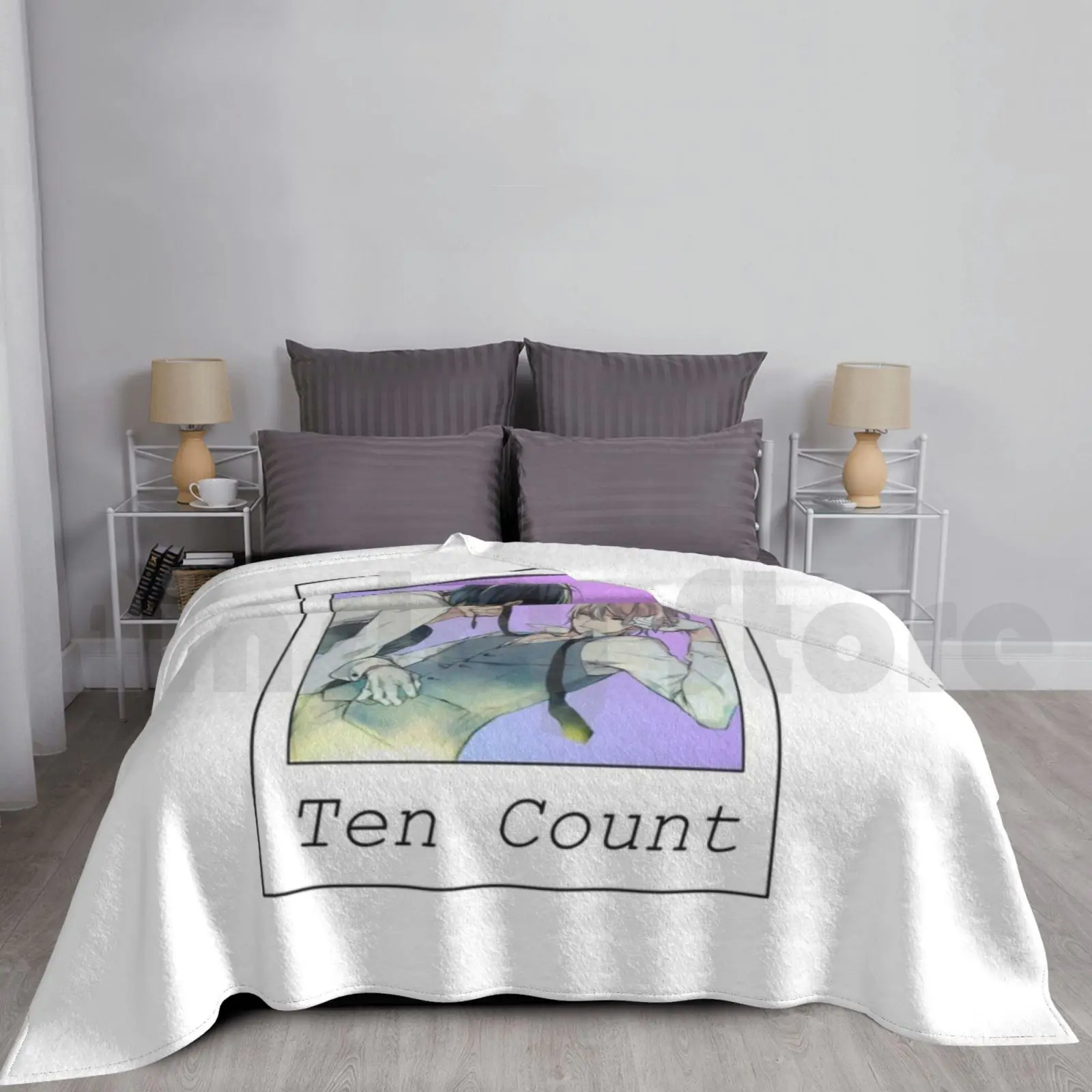 

Ten Count Manga Lovers Blanket Fashion Custom Ten Count Anime Shirotani Kurose 10 Count Manga Have Count