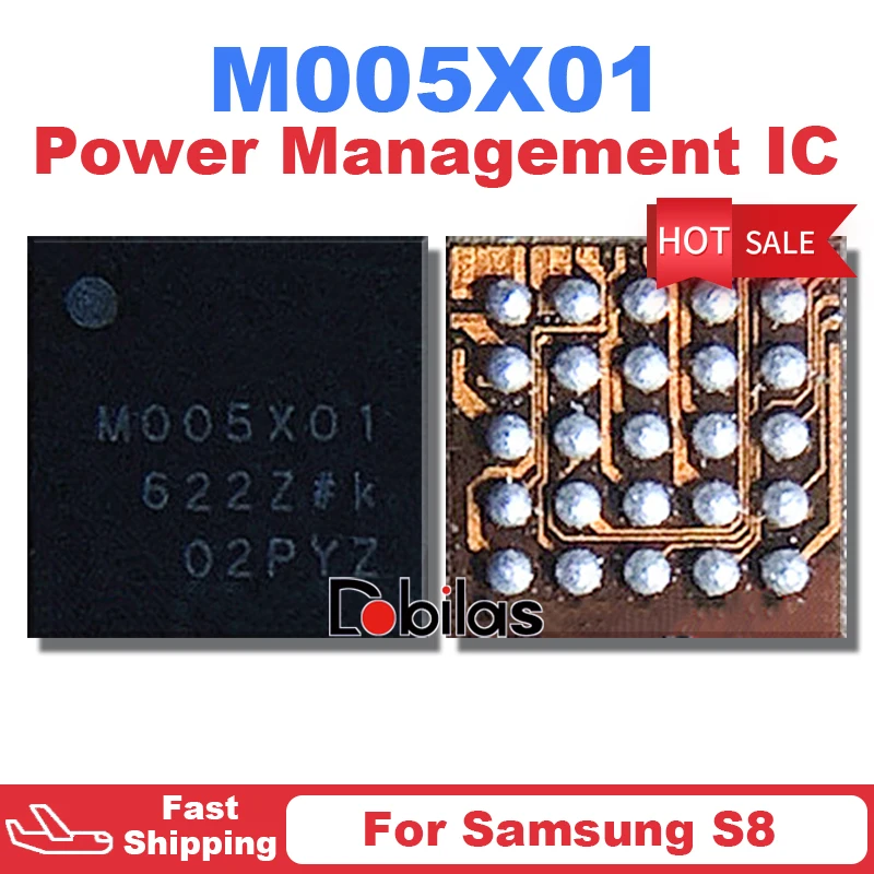 10Pcs/Lot M005X01 For Samsung S8 C9000 C900F Power IC BGA Power Management Supply Chip Mobile Phone Integrated Circuits Chipset