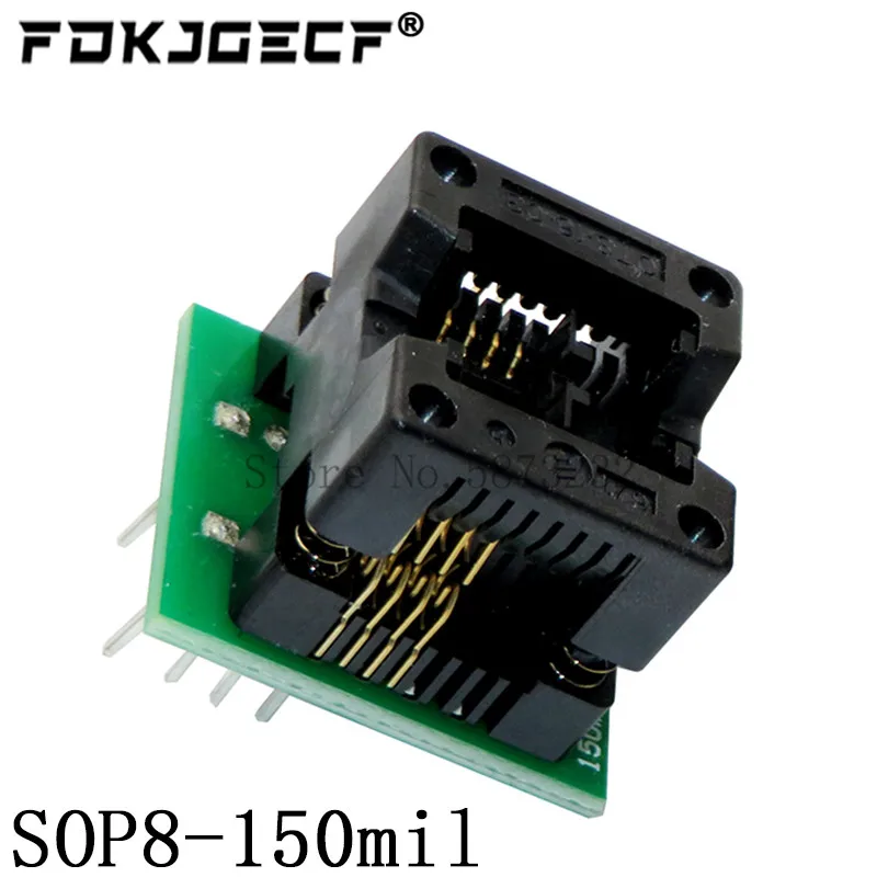 SOP16 to DIP8 Wide-body Seat Wide 150mil 200mil 208mil 300mil Programmer SOP8 Adapter Socket for EZP2010 EZP2013 CH341A IC test