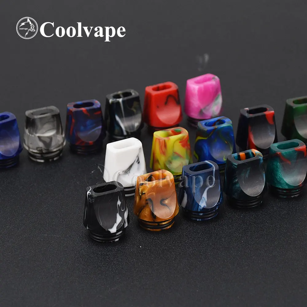 810 Drip Tip E cigarrillo atomizador accesorios Material de resina para Coilturd AN RDA Apocalipsis GEN 2 RDA Profile RDA