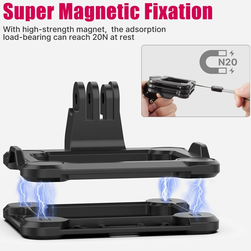 Ulanzi GP-16 magnetische Action-Kamera Schnell wechsel halterung Gopro Zubehör Release Bracket Adapter für Gopro Hero 12 11 10 9 8