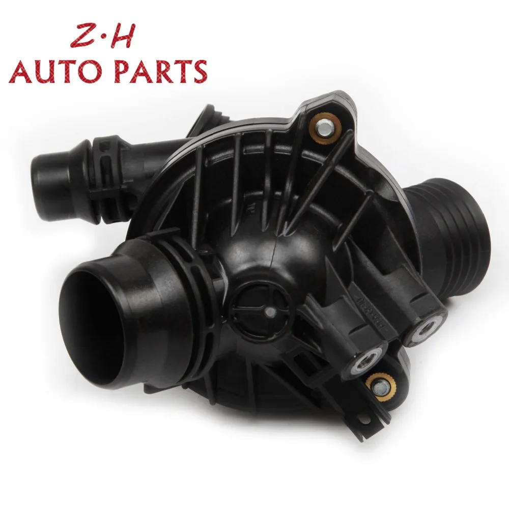 Engine Coolant Thermostat w/ Housing 11 53 7 601 158 For BMW E90 F10 E70 F25 335i 535i 640i X3 X5 X6 3.0L L6 410766.103D0