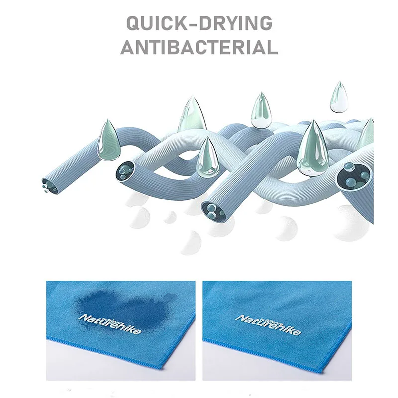 Naturehike Quick Drying Ultralight Towel Portable Microfiber Compact Camping Swimming Sport Fitness Towels NH20FS009