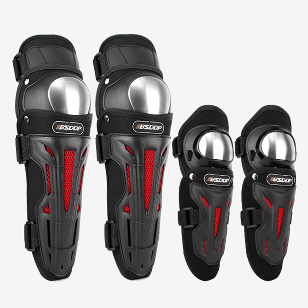 

4Pcs Knee Elbow Pad Motorcycle Guard Knee Protector Support Knee Safety Protect Gear Universal Motocross Cycling Elbow Protector