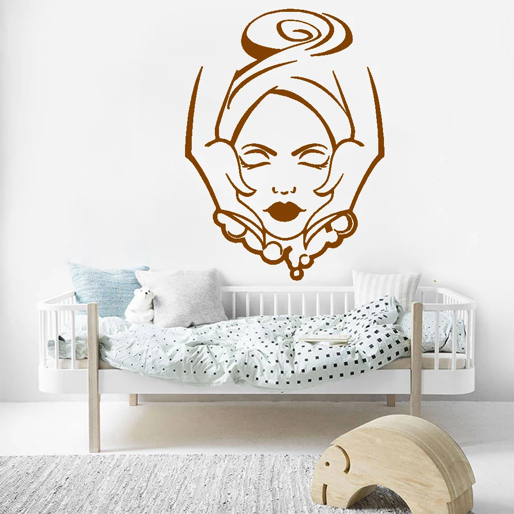Funny Spa Wall Art Decal Wall Art Sticker Murals For Spa Room Vinyl Decals Wallpaper Beauty Salon Stickers Mural Poster image 6