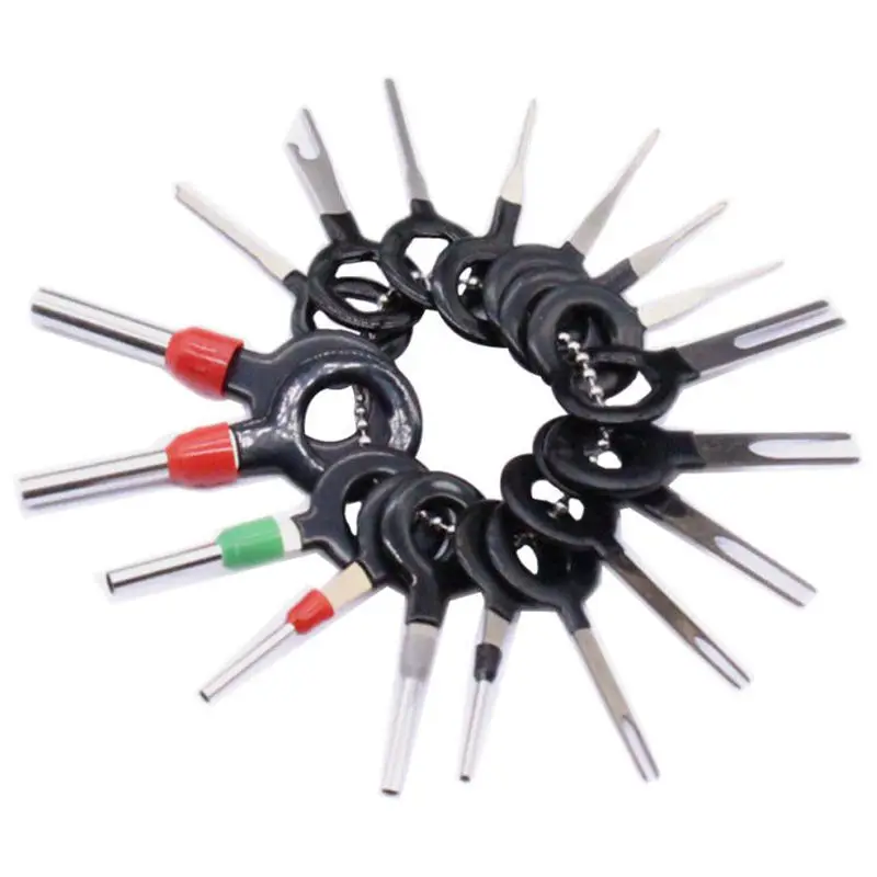 18Pcs Wire Terminal Removal Tool Car Electrical Wiring Crimp Connector Pin Kit