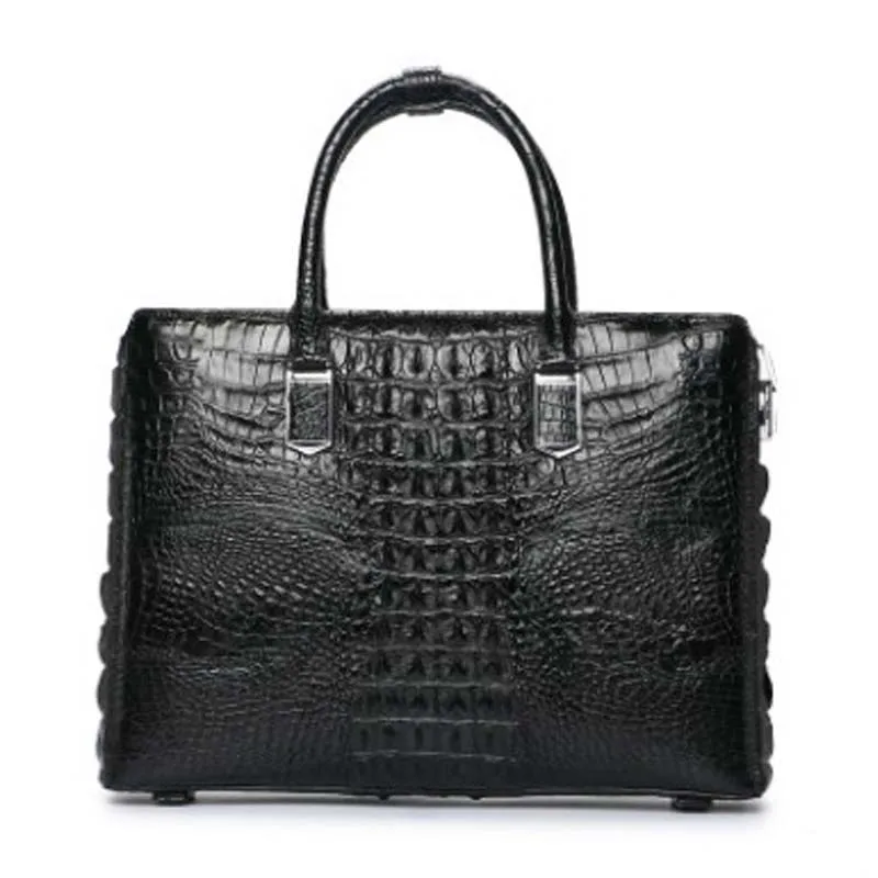 dongou new arrival crocodile  Men's bags  The crocodile grain  Leather bag  Male men briefcase  crocodile  leather  men handbag