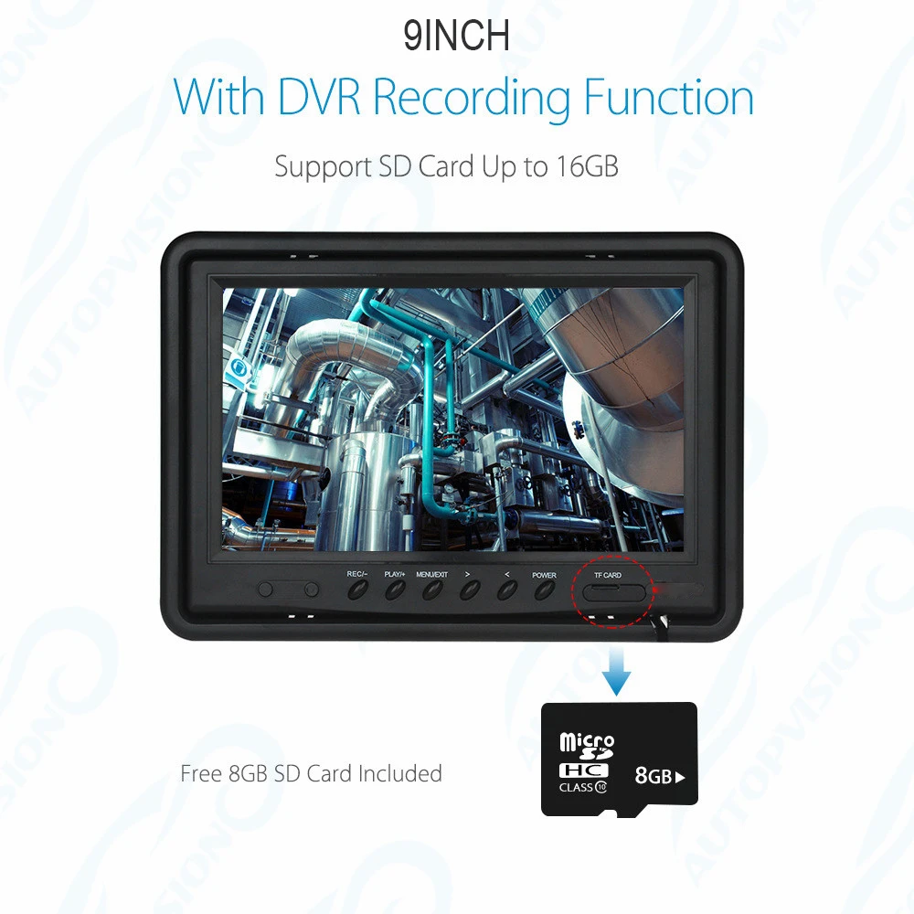 9" HD Monitor 23mm Long Spring Self-Balance 512hz Transmitter Built-in Drain Sewer Pipe Inspection Endoscope DVR WIif Keyboard